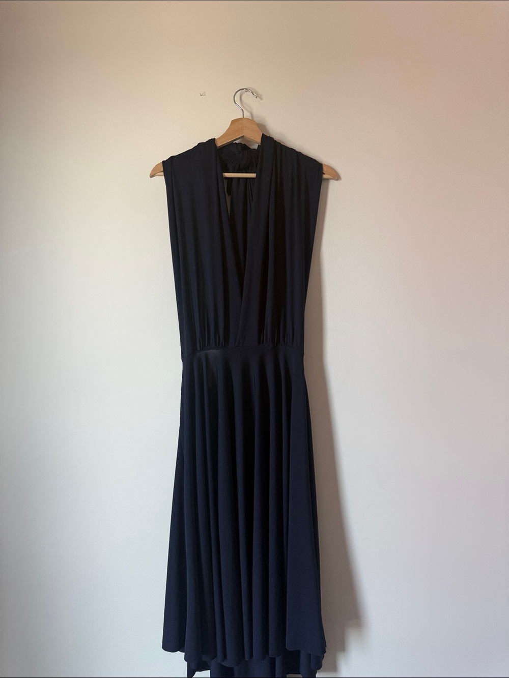 Amazon Navy Midi Bridesmaid Dress